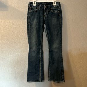 Silver Aiko bootcut jeans size 25X29